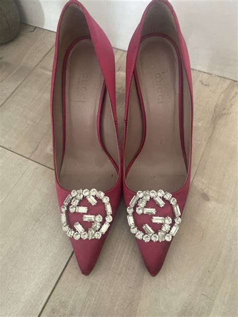 gucci diamond heels